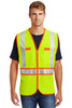 CornerStone® - ANSI 107 Class 2 Dual-Color Safety Vest. CSV407 Safety Yellow/ Safety Orange