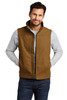 CornerStone® Duck Bonded Soft Shell Vest CSV60 Duck Brown