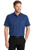 CornerStone® - Short Sleeve SuperPro™ Twill Shirt. SP18 Royal