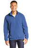 COMFORT COLORS ® Ring Spun 1/4-Zip Sweatshirt. 1580 Flo Blue