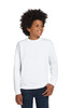 Gildan® Youth Heavy Blend™ Crewneck Sweatshirt.  18000B White