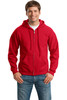 Gildan® - Heavy Blend™ Full-Zip Hooded Sweatshirt. 18600 Red