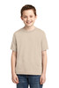 JERZEES® - Youth Dri-Power® 50/50 Cotton/Poly T-Shirt.  29B Sandstone