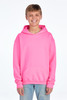 Jerzees® - Youth NuBlend® Pullover Hooded Sweatshirt.  996Y Neon Pink