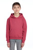 Jerzees® - Youth NuBlend® Pullover Hooded Sweatshirt.  996Y Vintage Heather Red