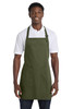 Port Authority® Full-Length Apron with Pockets.  A500 Olive Drab Green
