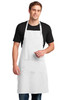 Port Authority® Easy Care Extra Long Bib Apron with Stain Release. A700 White