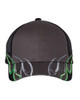 Flame Mesh-Back Cap - WAV605M Charcoal/ Black