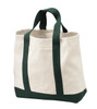 Port Authority® - Two-Tone Shopping Tote.  B400 Natural/ Spruce