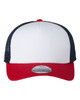 Imperial - North Country Trucker Cap White/Red/Dark Navy