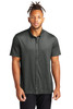 Mercer+Mettle™ Stretch Pique Full-Button Polo MM1006 Anchor Grey Heather