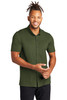 Mercer+Mettle™ Stretch Pique Full-Button Polo MM1006 Townsend Green