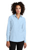 Mercer+Mettle™ Women's Long Sleeve Stretch Woven Shirt MM2001 Air Blue End On End