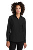 Mercer+Mettle™ Women's Long Sleeve Stretch Woven Shirt MM2001 Deep Black