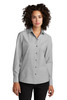 Mercer+Mettle™ Women's Long Sleeve Stretch Woven Shirt MM2001 Gusty Grey End On End