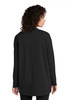 ercer+Mettle™ Women's Stretch Open-Front Cardigan MM3015 Deep Black Back