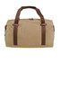 Port Authority ® Cotton Canvas Duffel. BG803 Desert Khaki Back