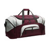 Port Authority® - Standard Colorblock Sport Duffel.  BG99 Maroon/ Grey