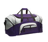 Port Authority® - Standard Colorblock Sport Duffel.  BG99 Purple/ Grey