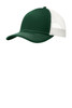 Port Authority® Snapback Trucker Cap. C112 Dark Green/ White