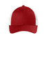 Port Authority ® Low-Profile Snapback Trucker Cap. C112LP Flame Red/ White