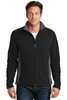 Port Authority® Colorblock Value Fleece Jacket. F216 Black/ Battleship Grey