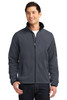 Port Authority® Enhanced Value Fleece Full-Zip Jacket. F229 Battleship Grey/ Black
