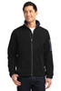 Port Authority® Enhanced Value Fleece Full-Zip Jacket. F229 Black/ Battleship Grey