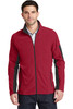 Port Authority® Summit Fleece Full-Zip Jacket. F233 Rich Red/ Black XS