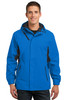 Port Authority® Cascade Waterproof Jacket.  J322 Imperial Blue/ Black