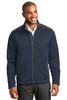 Port Authority® Two-Tone Soft Shell Jacket.  J794 Navy/ Graphite