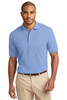 Port Authority® Heavyweight Cotton Pique Polo.  K420 Light Blue