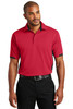 Port Authority® Dry Zone® Colorblock Ottoman Polo. K524 Engine Red/ Black