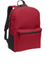 Port Authority® Value Backpack. BG203 Red