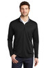 Port Authority ® Silk Touch ™ Performance 1/4-Zip K584 Black/ Steel Grey