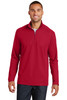 Port Authority® Pinpoint Mesh 1/2-Zip. K806 Rich Red XS