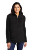 Port Authority ®  Ladies Cozy 1/4-Zip Fleece L130 Black
