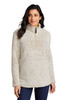 Port Authority ®  Ladies Cozy 1/4-Zip Fleece L130 Oatmeal Heather