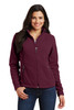Port Authority® Ladies Value Fleece Jacket. L217 Maroon XS