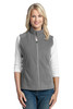 Port Authority® Ladies Microfleece Vest. L226 Pearl Grey