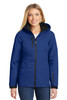 Port Authority® Ladies Vortex Waterproof 3-in-1 Jacket. L332 Night Sky Blue/ Black