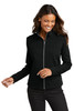 Port Authority® Ladies Network Fleece Jacket L422 Deep Black
