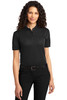 Port Authority® Ladies Dry Zone® Ottoman Polo.  L525 Black