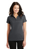 Port Authority® Ladies Crossover Raglan Polo. L575 Battleship Grey