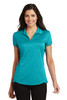 Port Authority® Ladies Trace Heather Polo. L576 Tropic Blue Heather