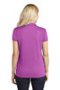 Port Authority® Ladies Trace Heather Polo. L576 Berry Heather Back