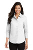 Port Authority® Ladies 3/4-Sleeve Easy Care Shirt. L612 White XS