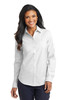 Port Authority® Ladies SuperPro™ Oxford Shirt. L658 White