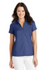Port Authority® Ladies Textured Camp Shirt. L662 Royal