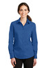 Port Authority® Ladies SuperPro™ Twill Shirt. L663 True Blue